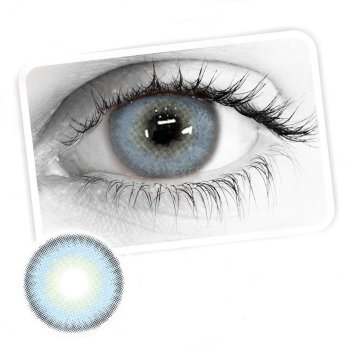 ⭐ Lentes Cosméticos Iceland Color Azul