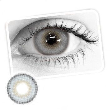 ⭐Lentes Cosméticos Iceland Color Gris