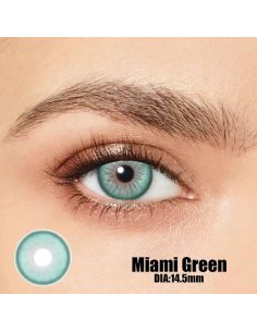 ⭐  Lentes Cosméticos Miami Color Verde 2