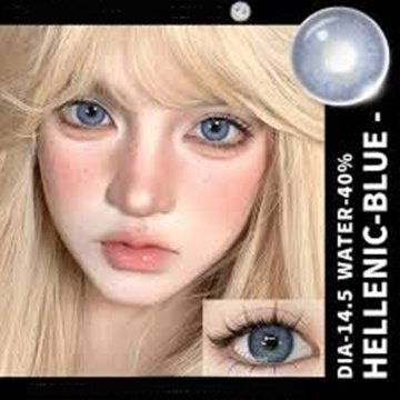⭐ Lentes Cosméticos Hellenic Color Azul