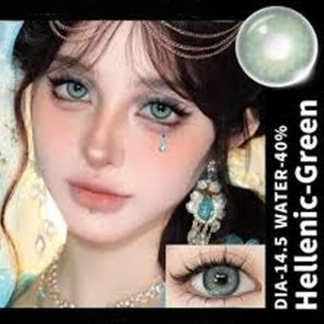 ⭐Lentes Cosméticos Hellenic Color Verde