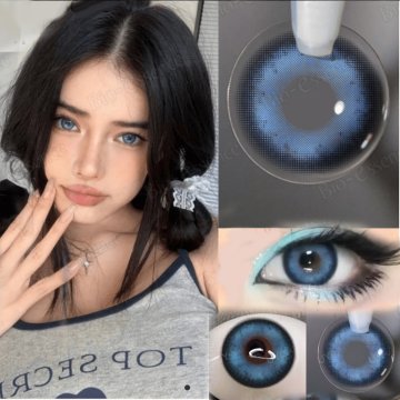 ⭐  Lentes Cosméticos Gene3T Color Azul