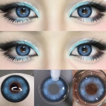 ⭐  Lentes Cosméticos Gene3T Color Azul