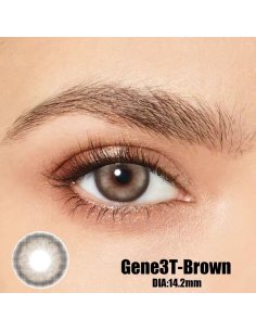 ⭐  Lentes Cosméticos Gene3T Color Cafe 2