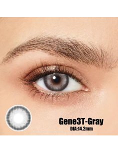 ⭐ Lentes Cosméticos Gene3T Color Gris 2