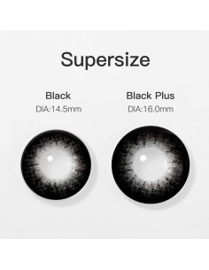 ⭐   Lentes Cosméticos BigEyes Color Negro 2