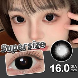 Lentes SuperSize 16 mm Negro | Big Eyes Plus