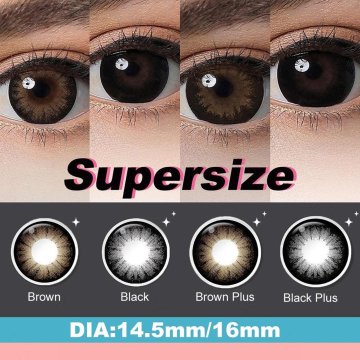 ⭐   Lentes Cosméticos BigEyes Color Negro