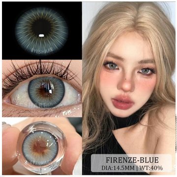 ⭐   Lentes Cosméticos Firenze Color Azul