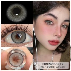 ⭐    Lentes Cosméticos Firenze Color Gris