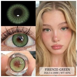 ⭐   Lentes Cosméticos Firenze Color Verde