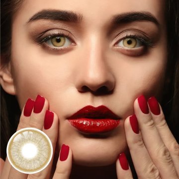 ⭐   Lentes Cosméticos Pola Color Cafe