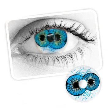 Lentes Crazy Dicoria Doble Iris Epicos Tripupila Efectos Especiales FX