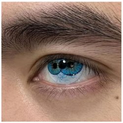 Lentes Crazy Dicoria Blue Doble Iris Epicos Tripupila Efectos Especiales FX