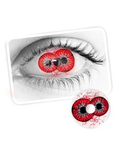 Lentes Crazy Dicoria Red Doble Iris Epicos Tripupila Efectos Especiales FX