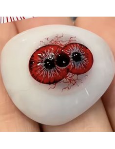 Lentes Crazy Dicoria Red Doble Iris Epicos Tripupila Efectos Especiales FX 2