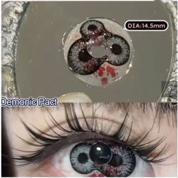 Lentes Crazy Tricoria Triple Gray Iris Epicos Tripupila Efectos Especiales FX