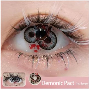 Lentes Crazy Tricoria Triple Gray Iris Epicos Tripupila Efectos Especiales FX