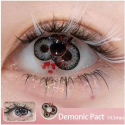 Lentes Crazy Tricoria Triple Gray Iris Epicos Tripupila Efectos Especiales FX