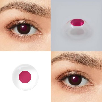 Lentes de Contacto Daltónicos Protanopía Protanomalía defectos de visión de Color Rojo