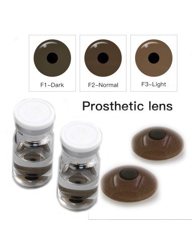 ⭐ Lentes de contacto Protésicos Dark disimula defectos oculares