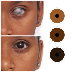 ⭐ Lentes de contacto Protésicos Dark disimula defectos oculares