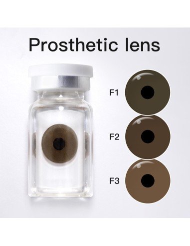 ⭐ Lentes de contacto Protésicos Dark disimula defectos oculares