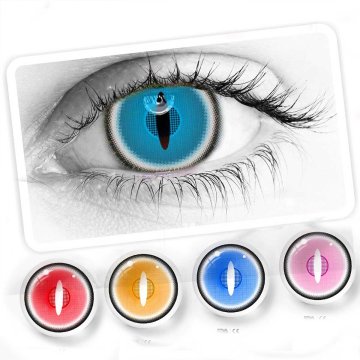 ⭐Lentes de Contacto Mesh Demon Slayer FX Nubla Bloquea Visión