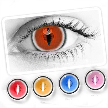 ⭐Lentes de Contacto Mesh Demon Slayer FX Nubla Bloquea Visión