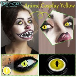 ⭐Lentes de Contacto Mesh Demon Slayer FX Nubla Bloquea Visión