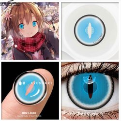 ⭐Lentes de Contacto Mesh Demon Slayer FX Nubla Bloquea Visión