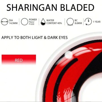 ⭐ Lentes de Contacto Anime Naruto Sharingan Bladed