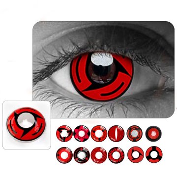 ⭐ Lentes de Contacto Anime Naruto Sharingan Bladed