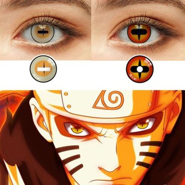 ⭐ Lentes de Contacto Anime Naruto Senin Kyuubi