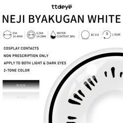 ⭐ Lentes de Contacto Anime Byakugan Neji Hyuga