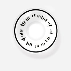 ⭐ Lentes de Contacto Anime Byakugan Neji Hyuga