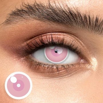 Lentes De Contacto Lentes De Contacto Demon Slayer Kamado Nezuko II con Brillo