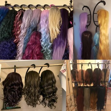 Gancho Soporte de Pelucas para Colgar