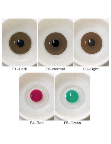 Lentes de contacto daltónicos defectos de visión de Color Rojo y verde