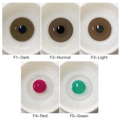 Lentes de contacto daltónicos defectos de visión de Color Rojo y verde