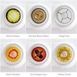 ⭐ Lentes de Contacto Mesh Pupila horizontal Goat Cabra Nublan Visión