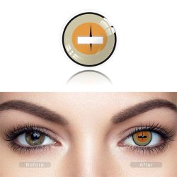 ⭐ Lentes de Contacto Mesh Pupila horizontal Goat Cabra Nublan Visión