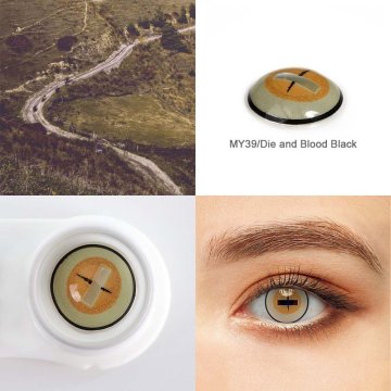 ⭐ Lentes de Contacto Mesh Pupila horizontal Goat Cabra Nublan Visión