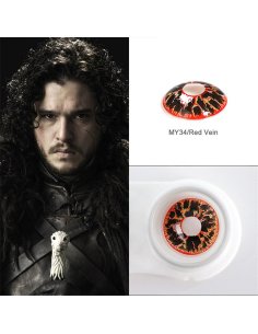 ⭐Lentes de Contacto Crazy Hornet FX Halloween Negro 2