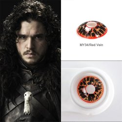 ⭐Lentes de Contacto Crazy Hornet FX Halloween Negro