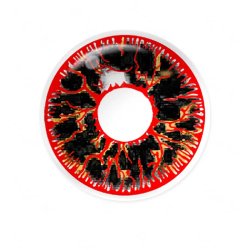 ⭐Lentes de Contacto Crazy Hornet FX Halloween Negro