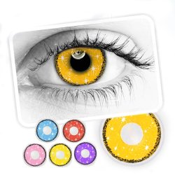 ⭐ Lentes de Contacto Cosplay Stars hd Kawaii