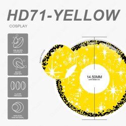 ⭐ Lentes de Contacto Cosplay Stars hd Kawaii