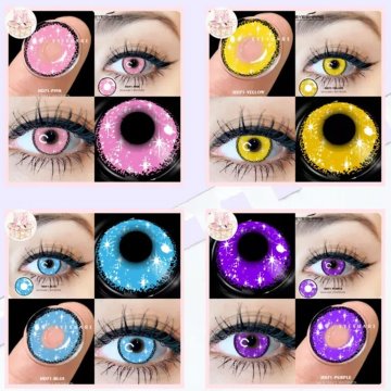 ⭐ Lentes de Contacto Cosplay Stars hd Kawaii