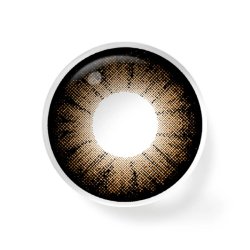 Lentes Big Eyes Marrón 14.5 mm | Iris agrandado